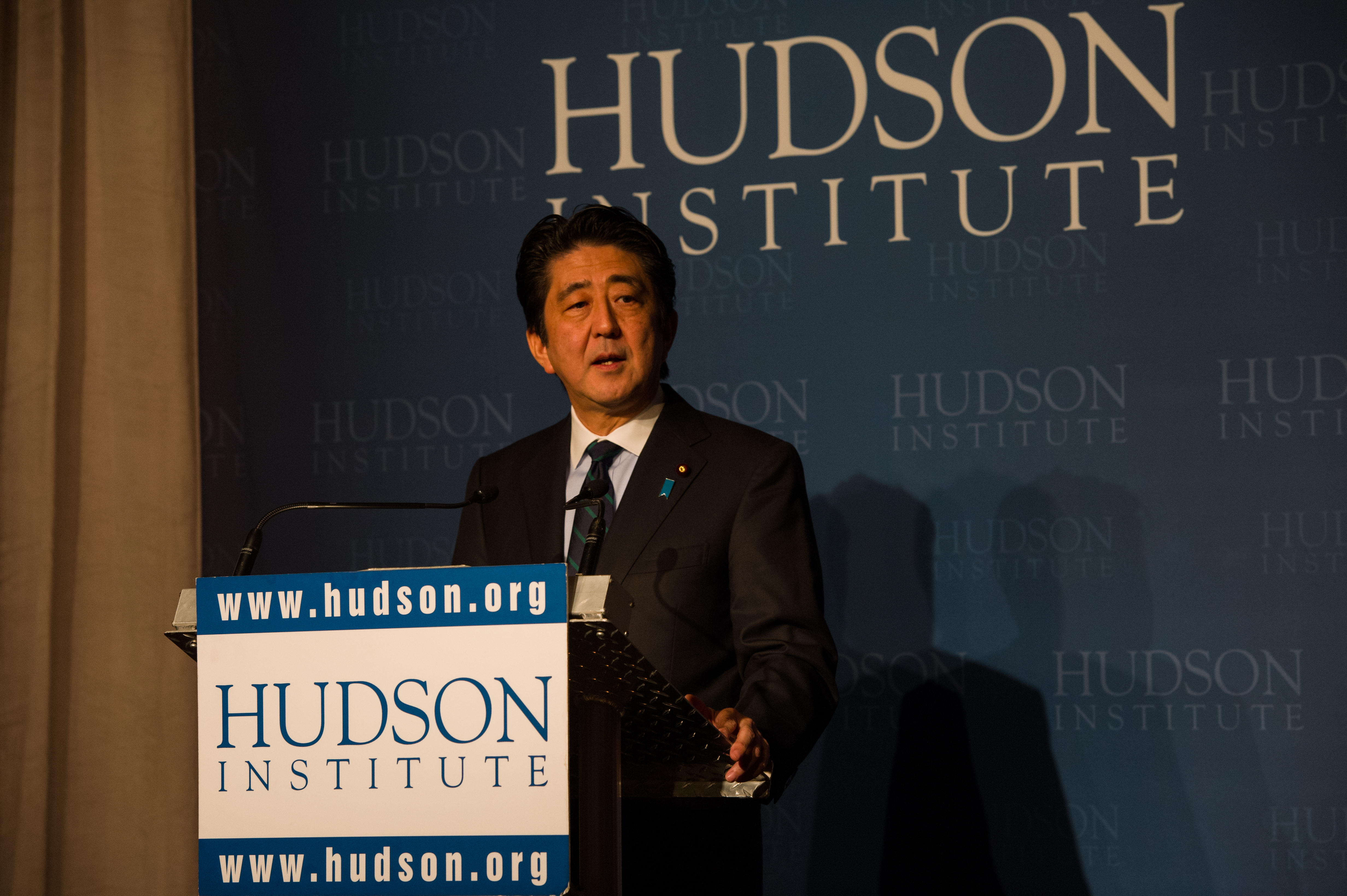Japanese Prime Minister Shinzo Abe (photo credit: Hudson Institute/flickr) Japanese Prime Minister Shinzo Abe (photo credit: Hudson Institute/flickr)