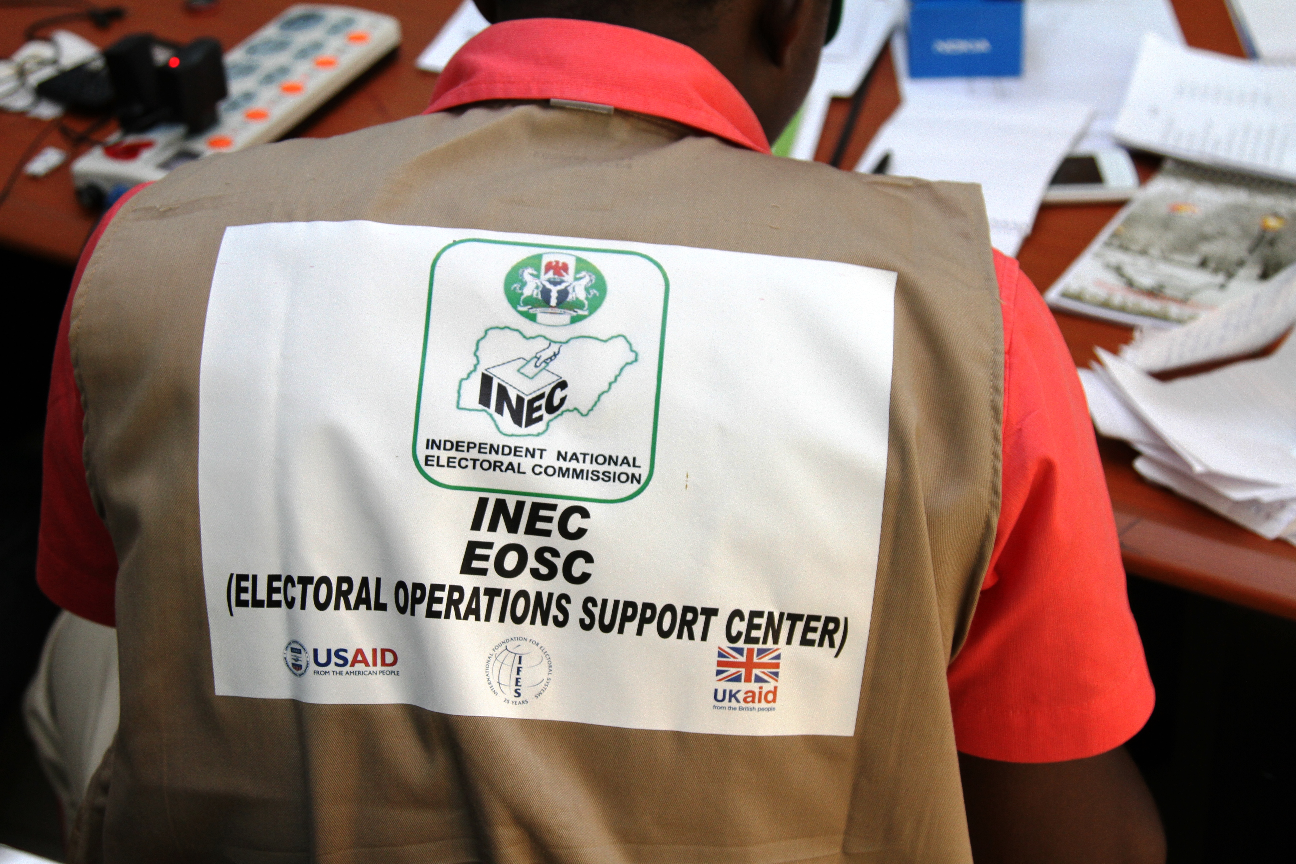 Staff of Independent National Electoral Commission (INEC) (photo credit: GPA Photo Archive/flickr) Staff of Independent National Electoral Commission (INEC) (photo credit: GPA Photo Archive/flickr)