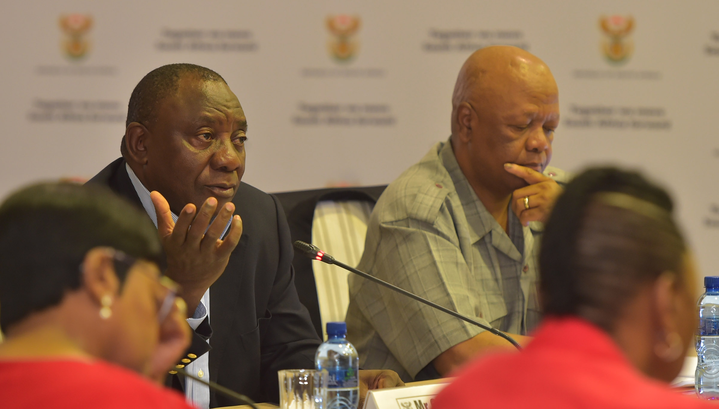 South African President Cyril Ramaphosa (photo credit: GovernmentZA/flickr) South African President Cyril Ramaphosa (photo credit: GovernmentZA/flickr)