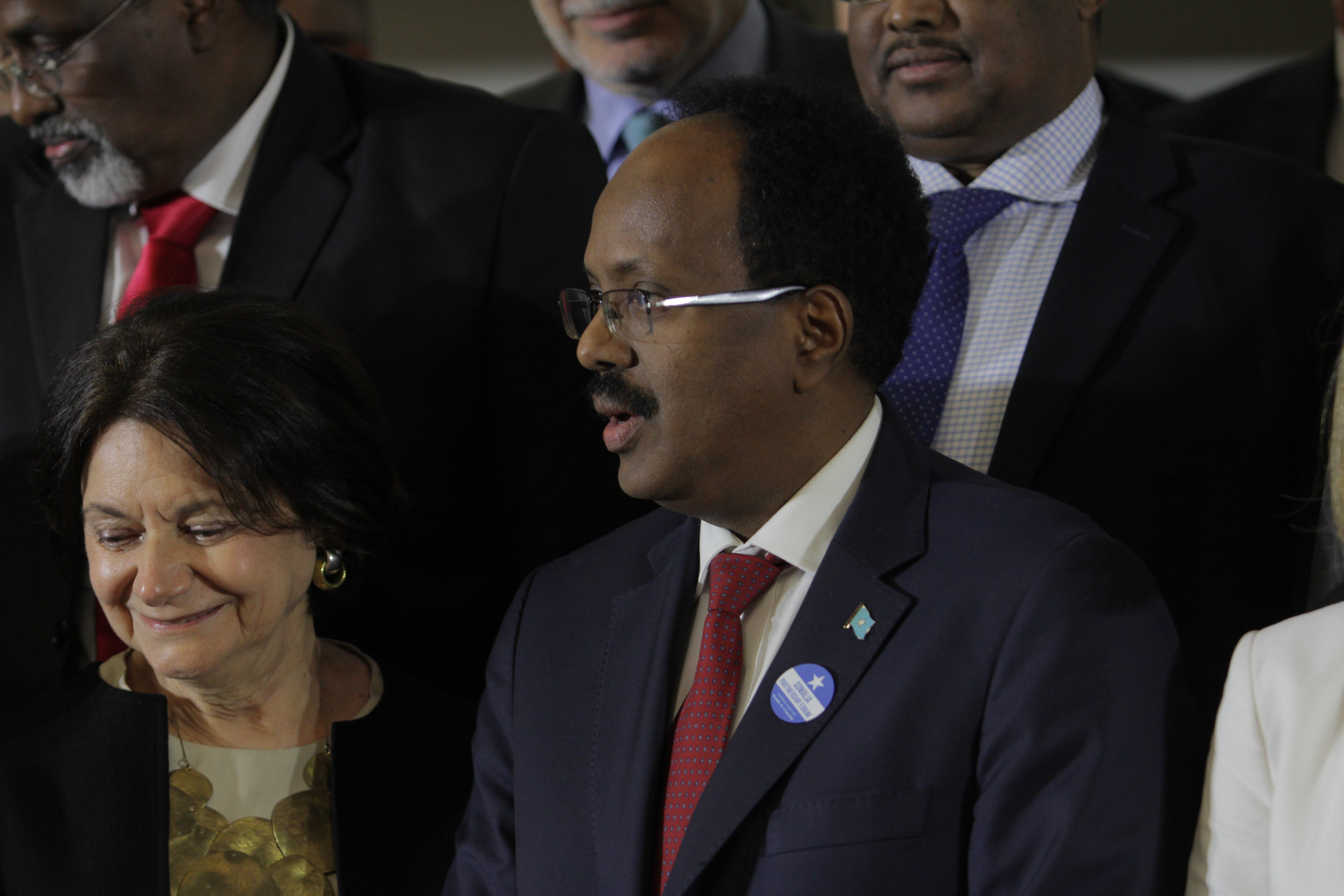 President Mohamed Abdullahi Farmaajo of Somalia (photo credit: AMISOM Public Information/flickr) President Mohamed Abdullahi Farmaajo of Somalia (photo credit: AMISOM Public Information/flickr)