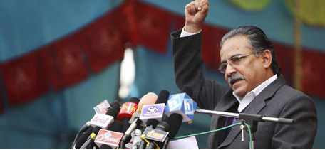  UCPN Chairman Pushpa Kamal Dahal(Reuters)