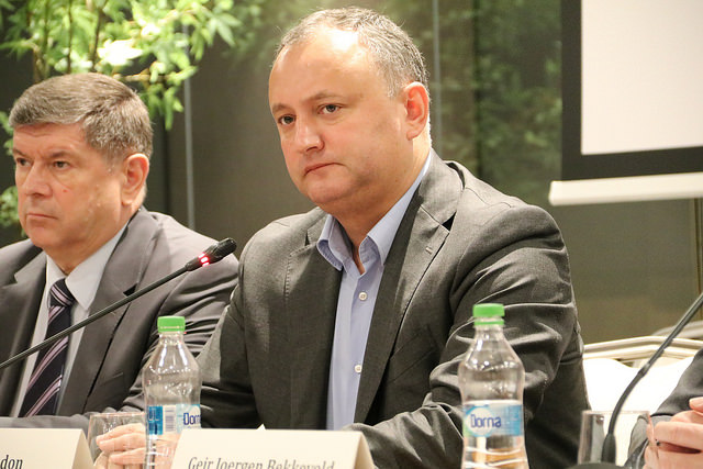 Igor Dodon, Moldova's president (Photo credit: Flickr) Igor Dodon, Moldova's president (Photo credit: Flickr)