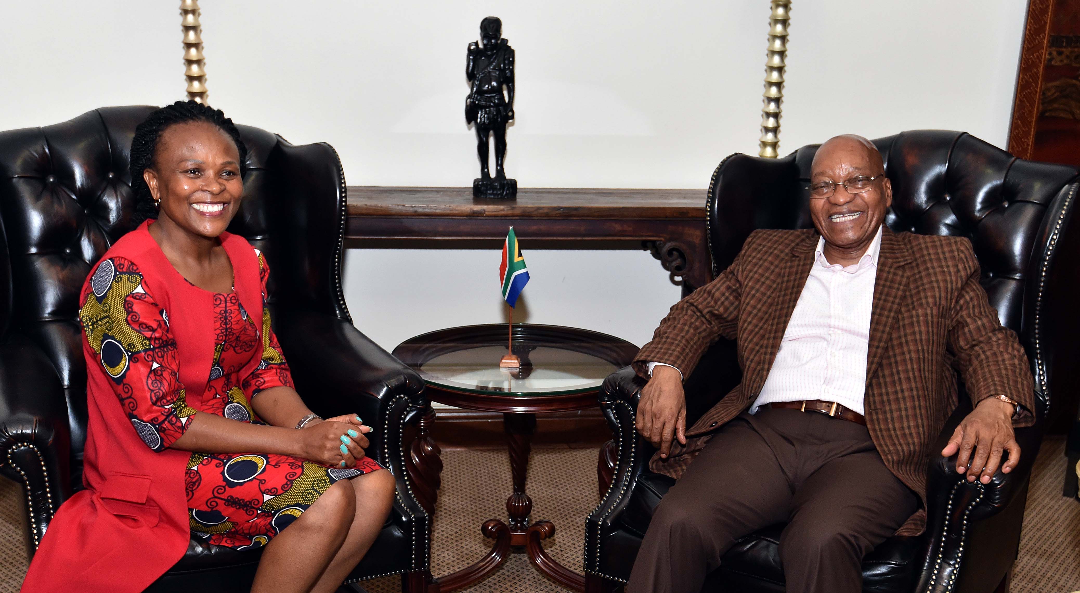 South African Public Protector Busisiwe Mkhwebane (photo credit: GovernmentZA/flickr) South African Public Protector Busisiwe Mkhwebane (photo credit: GovernmentZA/flickr)