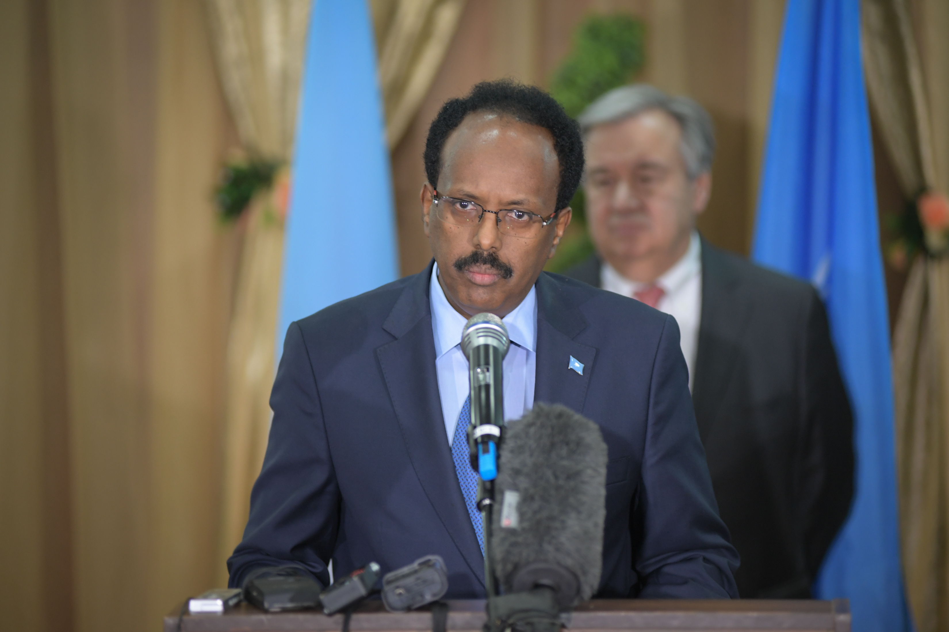 President Mohamed Abdullahi Farmaajo of Somalia (photo credit: UNSOM Somalia / flickr) President Mohamed Abdullahi Farmaajo of Somalia (photo credit: UNSOM Somalia / flickr)
