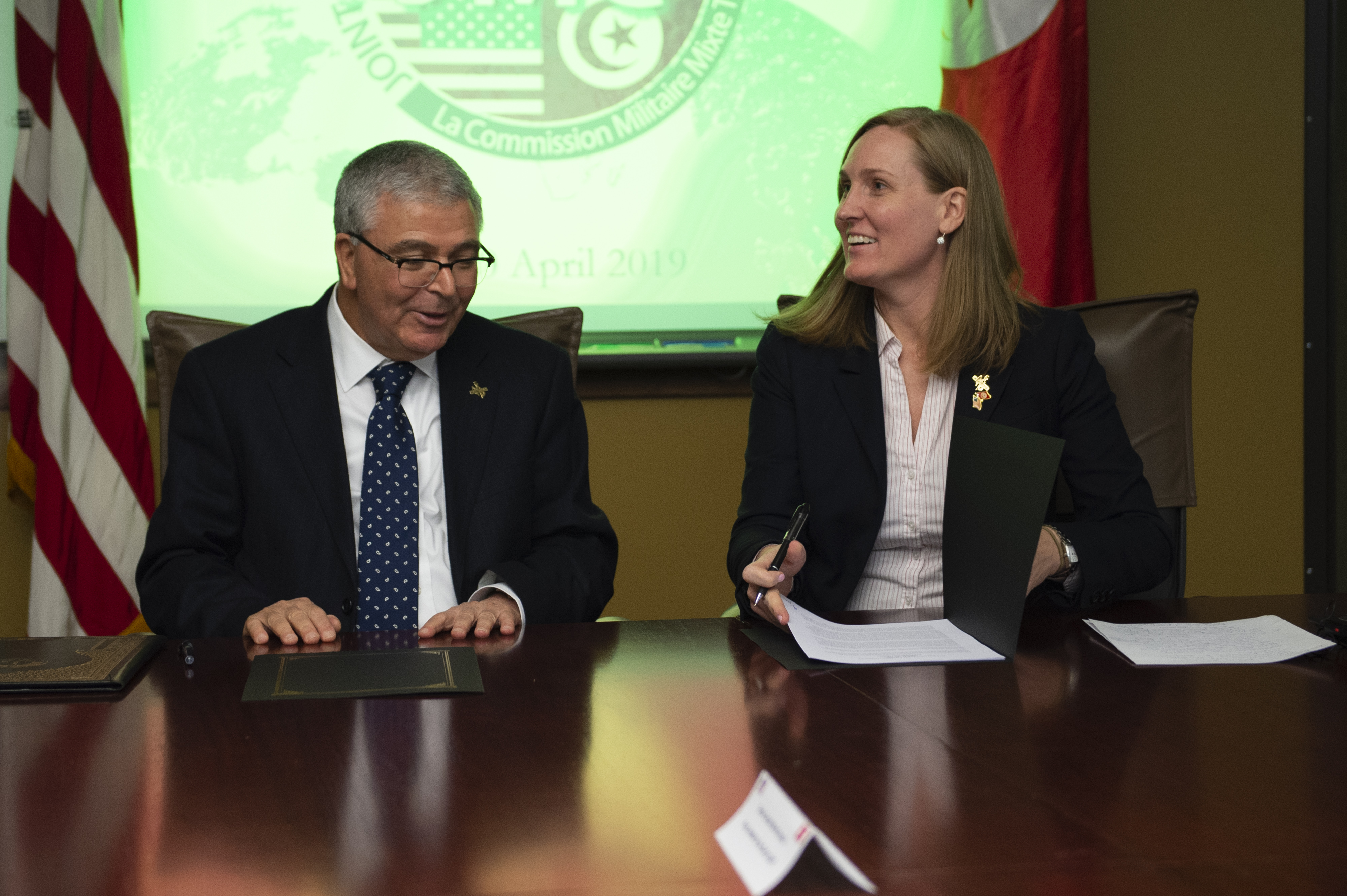 Tunisian Minister of Defense, Abdelkarim Zbidi (photo credit: Wyoming National Guard/flickr) Tunisian Minister of Defense, Abdelkarim Zbidi (photo credit: Wyoming National Guard/flickr)