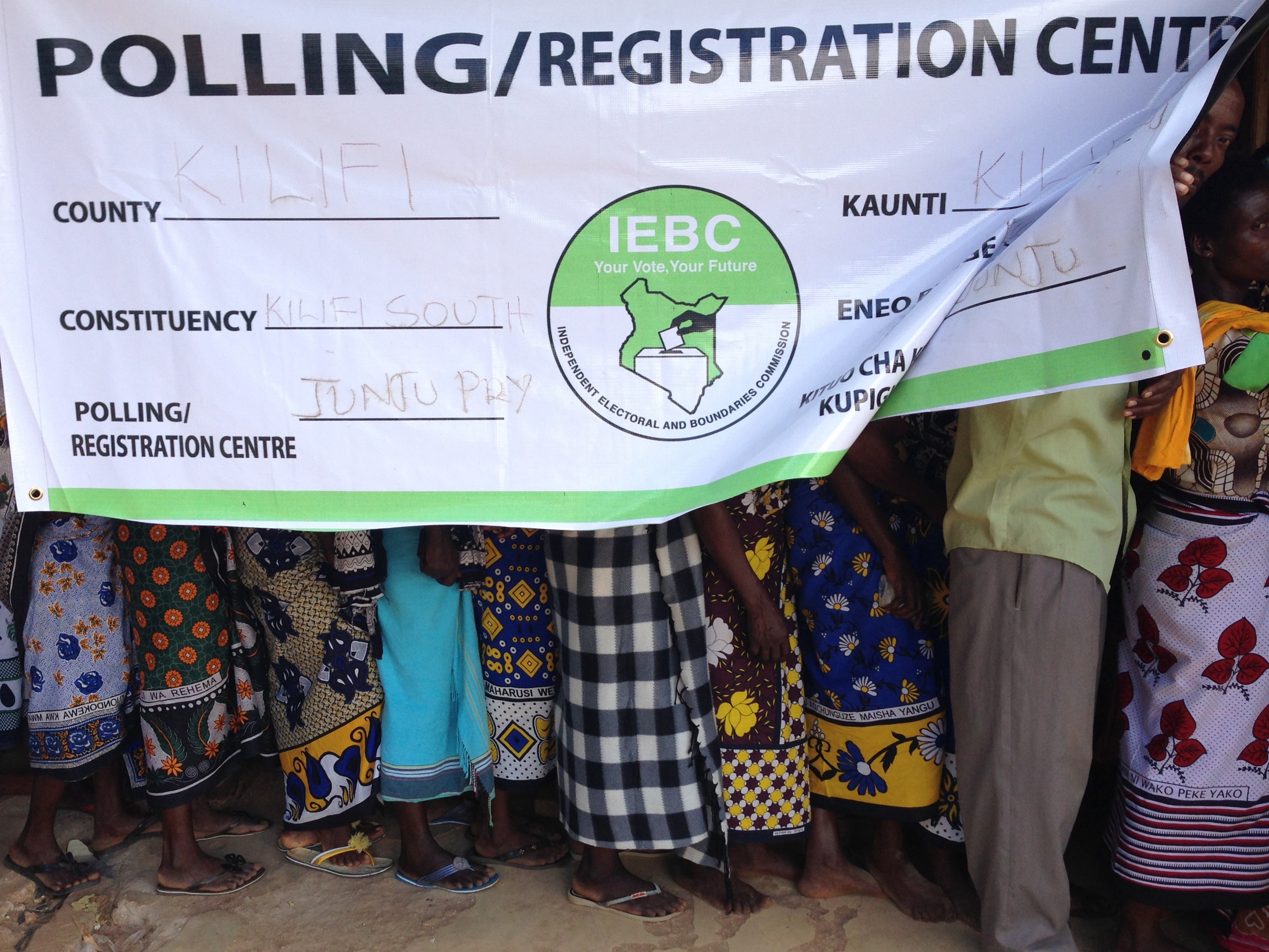 Polling station in Kenya (photo credit: USAID U.S. Agency for International Development/flickr) Polling station in Kenya (photo credit: USAID U.S. Agency for International Development/flickr)