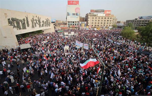 تظاهرات في بغداد ضد الفساد تظاهرات في بغداد ضد الفساد