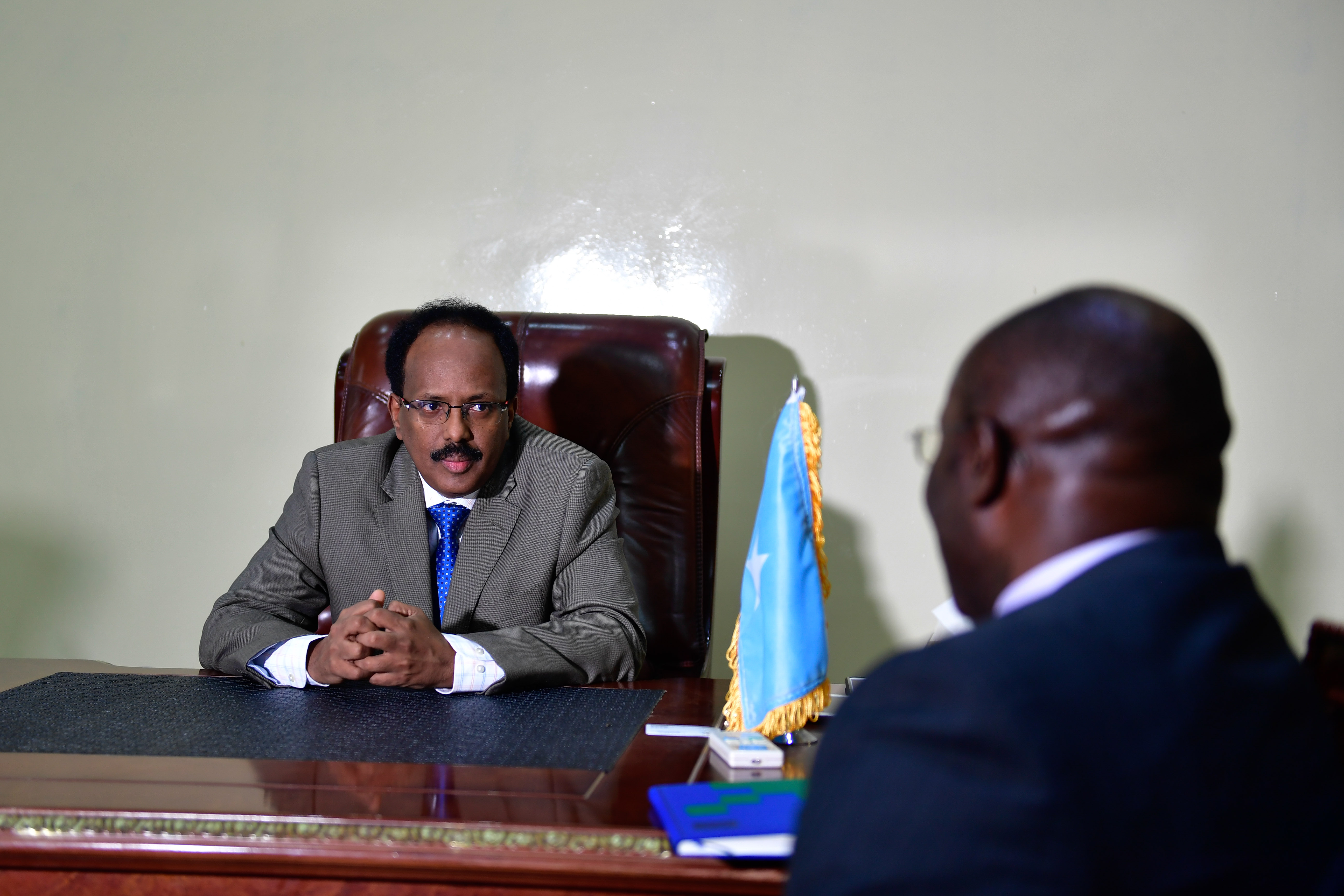 President Mohamed Abullahi Farmaajo of Somalia (photo credit: AMISOM Public Information/flickr) President Mohamed Abullahi Farmaajo of Somalia (photo credit: AMISOM Public Information/flickr)