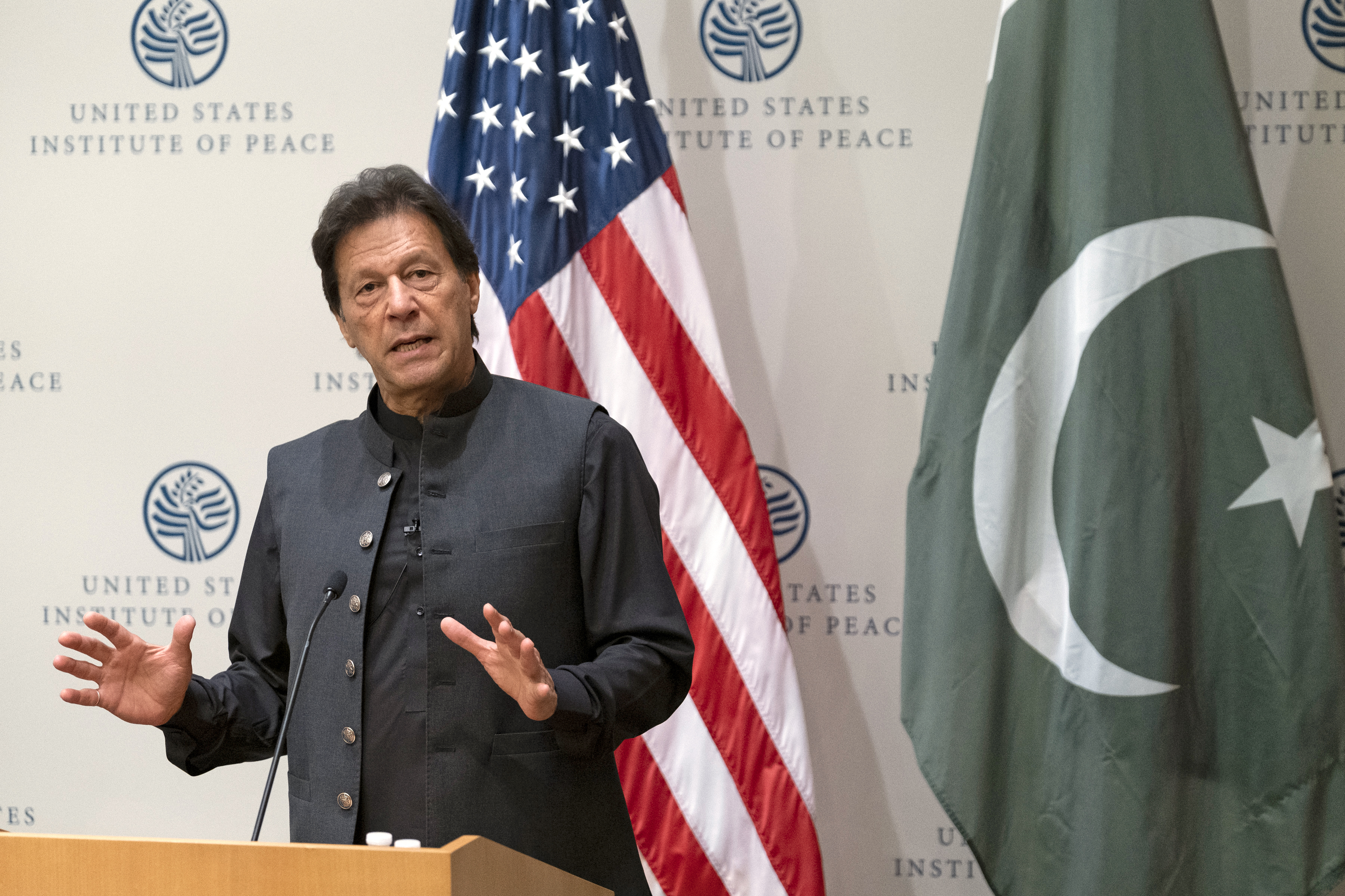 Pakistani Prime Minister Imran Khan (photo credit: U.S. Institute of Peace/flickr) Pakistani Prime Minister Imran Khan (photo credit: U.S. Institute of Peace/flickr)