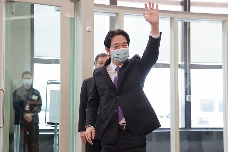 President Lai Ching-te of Taiwan (photo credit: 總統府 via flickr)