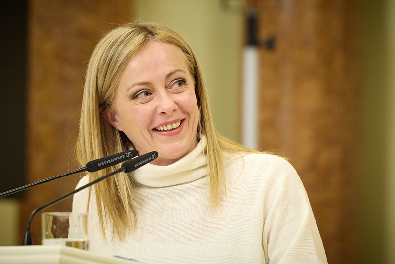 Prime Minister Giorgia Meloni of Italy (photo credit: President Of Ukraine via flickr)