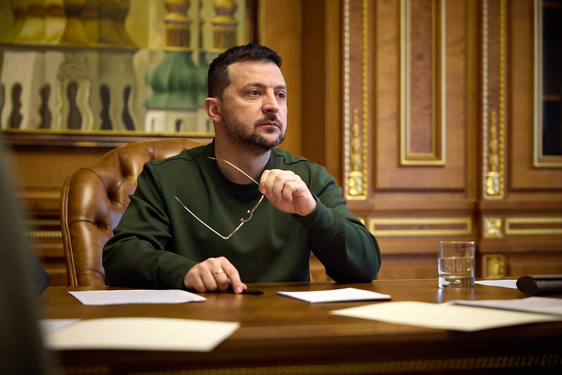 President Volodymyr Zelenskyy of Ukraine (photo credit: President of Ukraine via flickr)