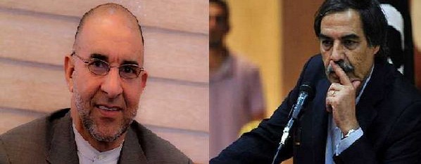 الى اليمين: علي الترهوني - الى اليسار: محمد بالروين الى اليمين: علي الترهوني - الى اليسار: محمد بالروين