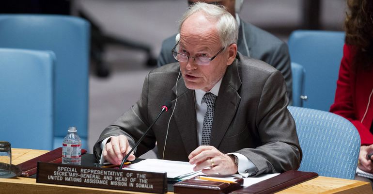 Special Representative Nicholas Kay briefs the Security Council on the situation in Somalia. UN Photo/Loey Felipe Special Representative Nicholas Kay. UN Photo/Loey Felipe