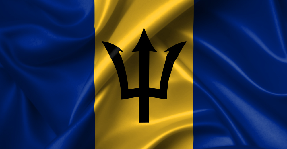 Flag of Barbados (photo credit: Flagz Group Limited) Flag of Barbados (photo credit: Flagz Group Limited)
