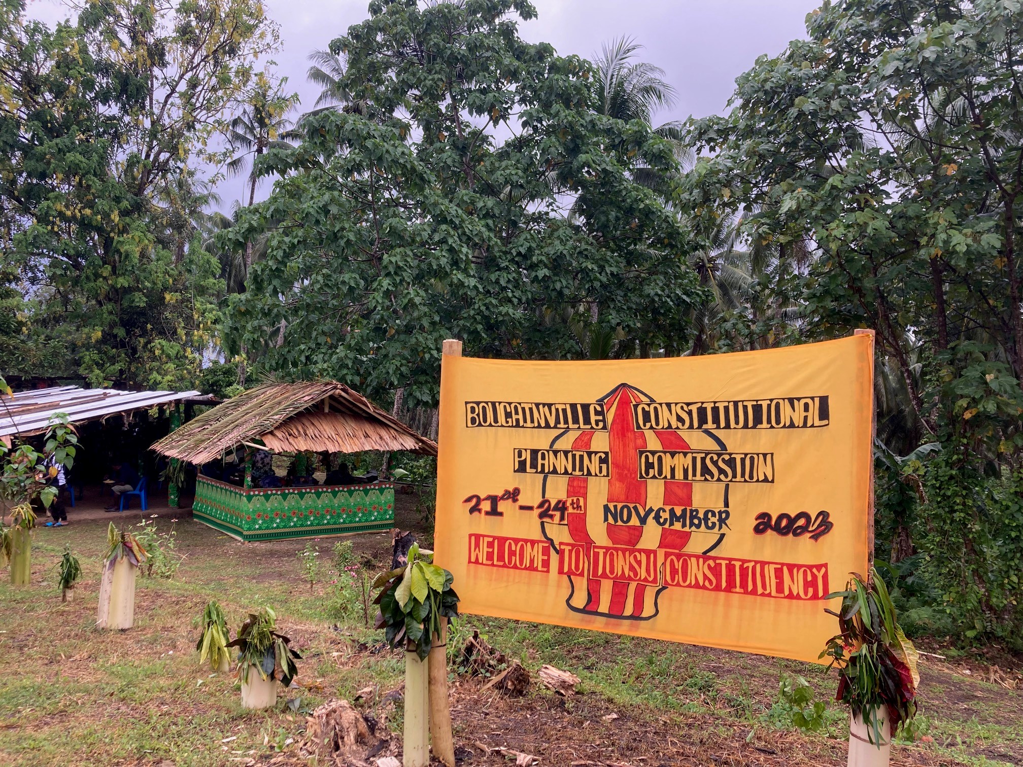 Bougainville Constitutional Planning Commission meeting November 2023 (photo credit: Katy Le Roy)