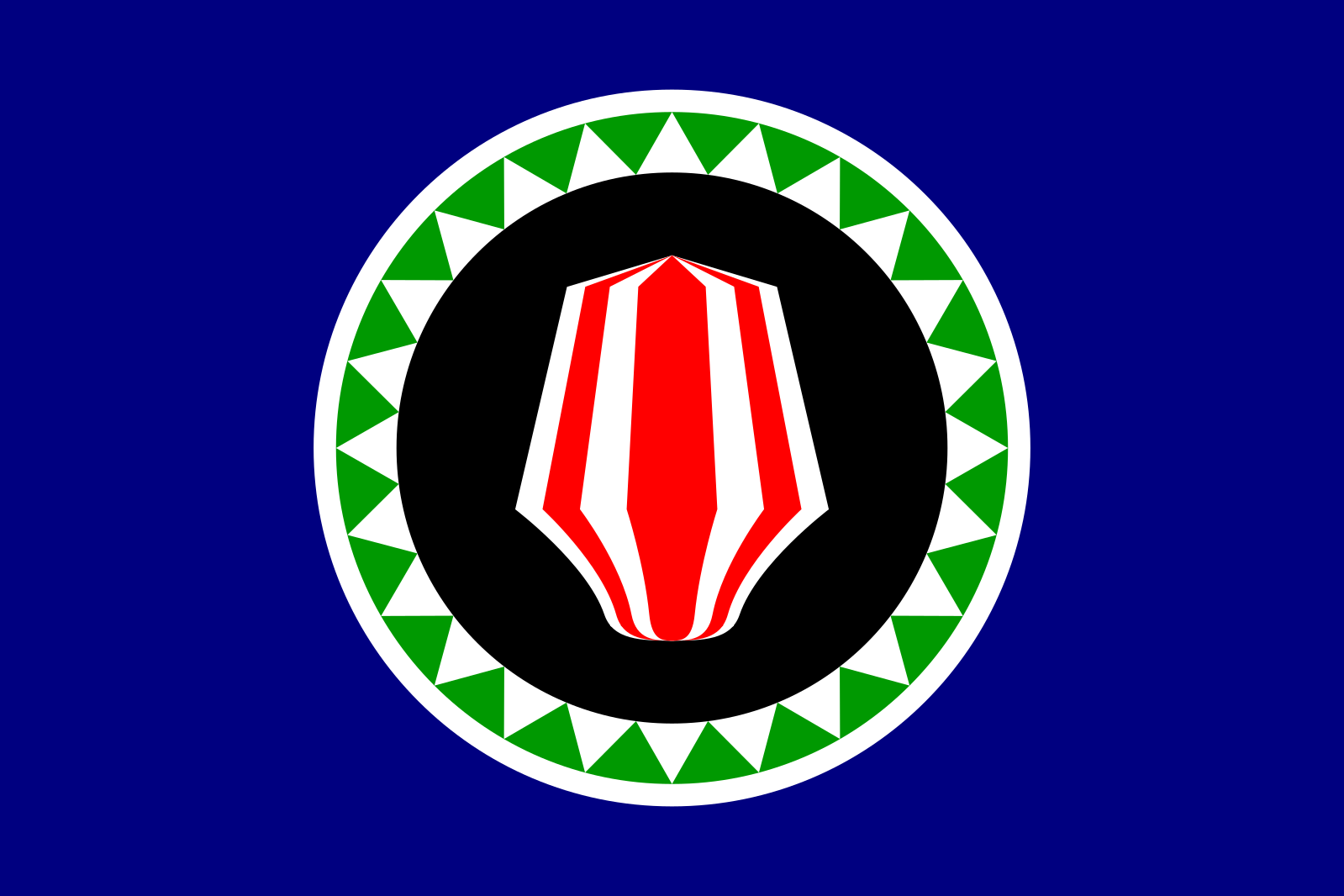 Flag of Bougainville (photo credit: Aliasd via Wikimedia Commons)