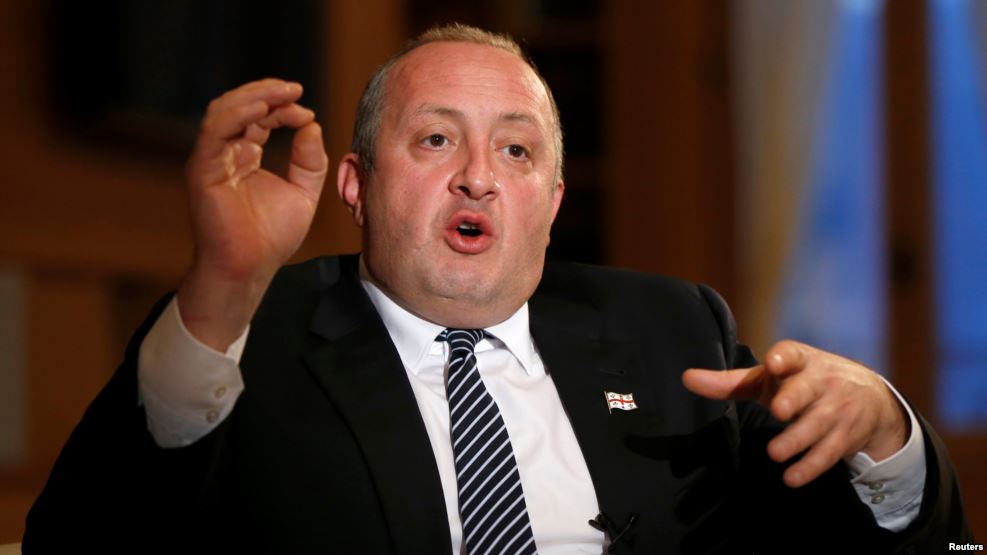 Georgian President Giorgi Margvelashvili (photo credit: Reuters) Georgian President Giorgi Margvelashvili (photo credit: Reuters)