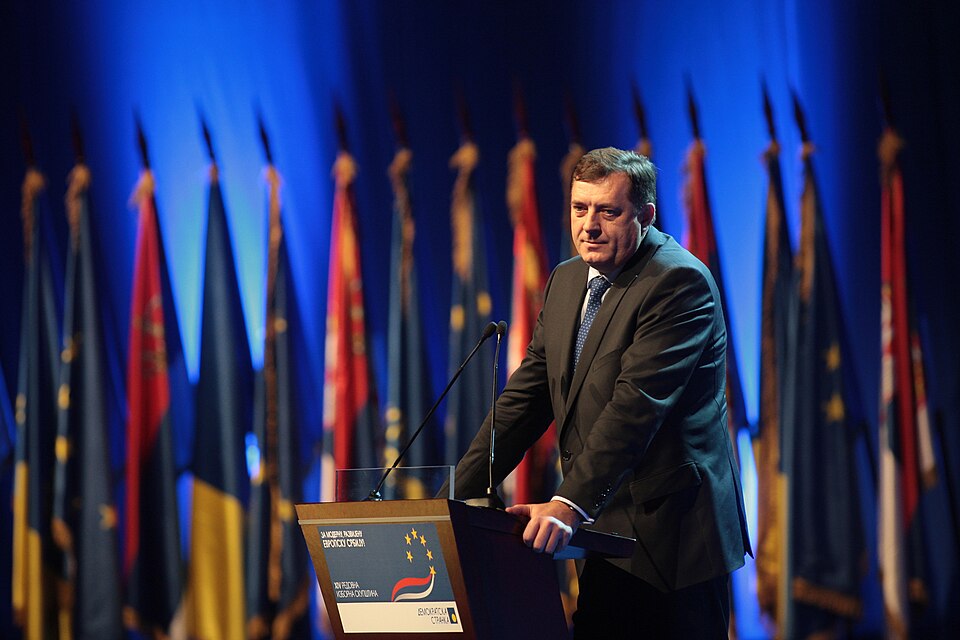 President of Republika Srpska, Milorad Dodik (photo credit: DEMOKRATSKA STRANKA DS via Wikimedia Commons)