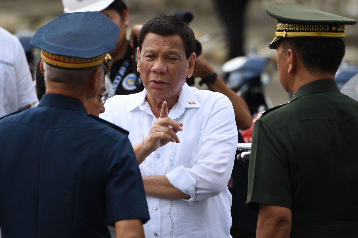 Philippines President Duterte (photo credit: Bloomberg) Philippines President Duterte (photo credit: Bloomberg)