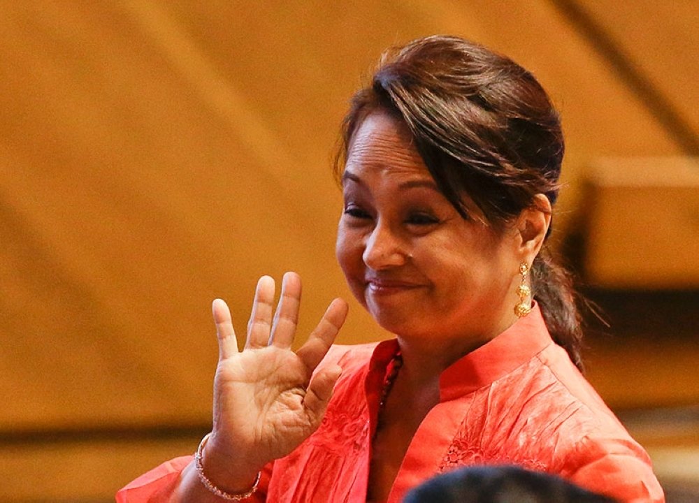 Speaker Gloria Macapagal-Arroyo (photo credit: AP) Speaker Gloria Macapagal-Arroyo (photo credit: AP)