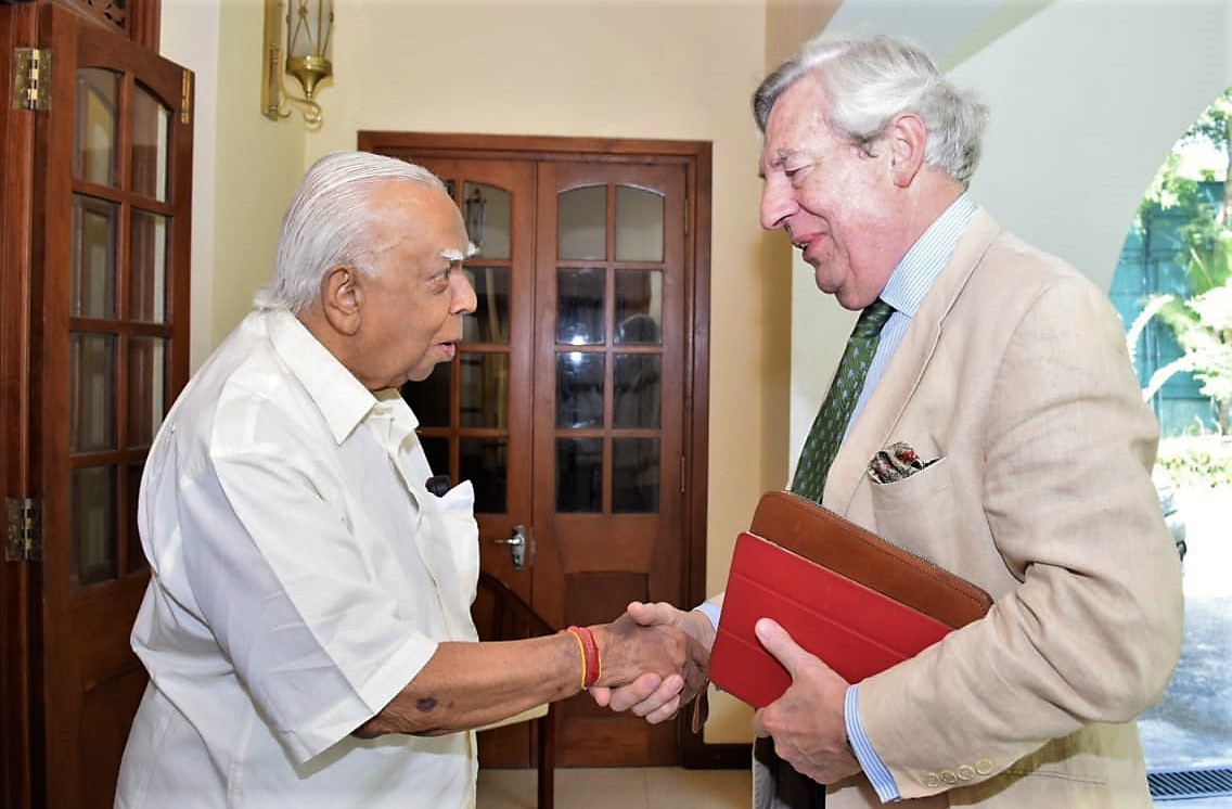 Member of the European Parliament and of the Friends of Sri Lanka group in the European Parliament Hon Geoffrey Van Orden met with TNA today in Colombo (photo credit: TNA) Member of the European Parliament and of the Friends of Sri Lanka group in the European Parliament Hon Geoffrey Van Orden met with TNA today in Colombo (photo credit: TNA)