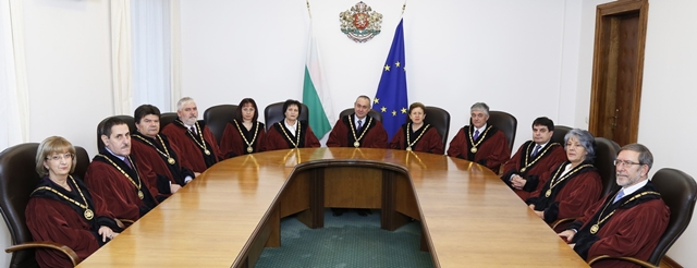 Judges of the Bulgarian Constitutional Court (photo credit: The Sofia Globe) Judges of the Bulgarian Constitutional Court (photo credit: The Sofia Globe)