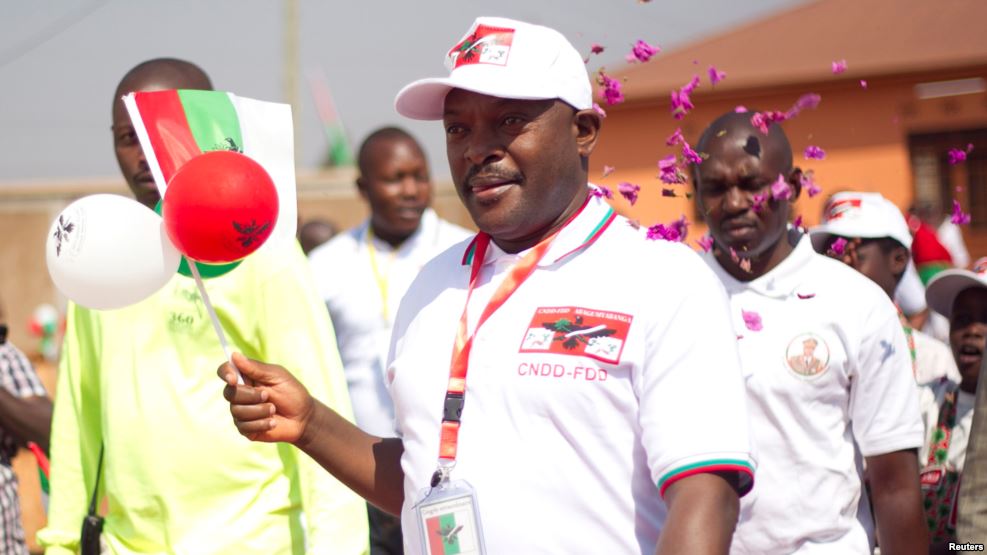 Burundi's President Pierre Nkurunziza (photo credit: VOA News) Burundi's President Pierre Nkurunziza (photo credit: VOA News)