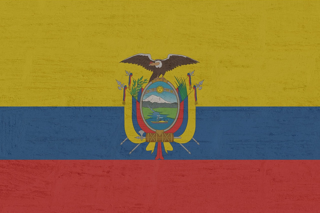Flag of Ecuador (photo credit: Kaufdex via pixabay)