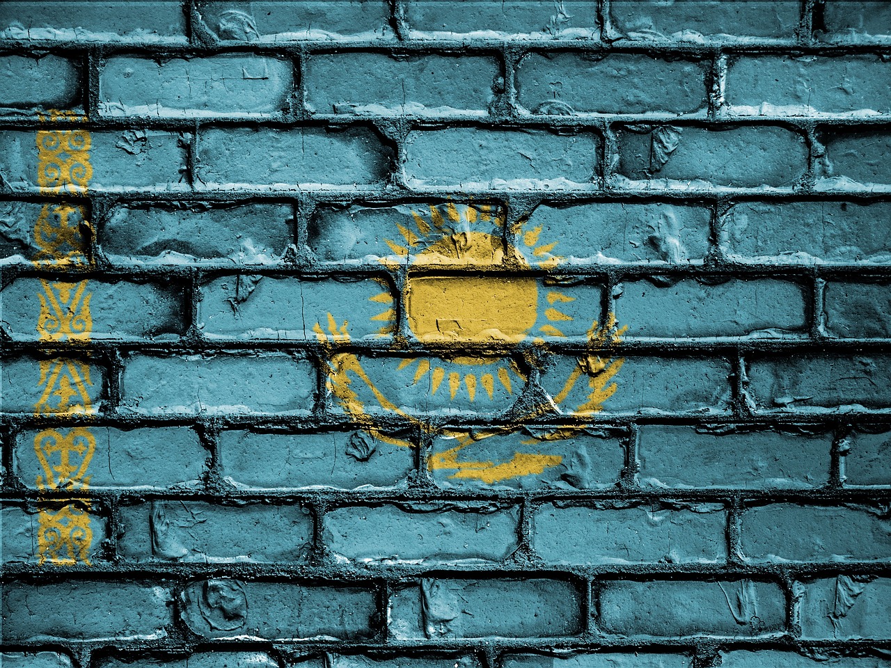Flag of Kazakhstan (photo credit: David_Peterson via pixabay)