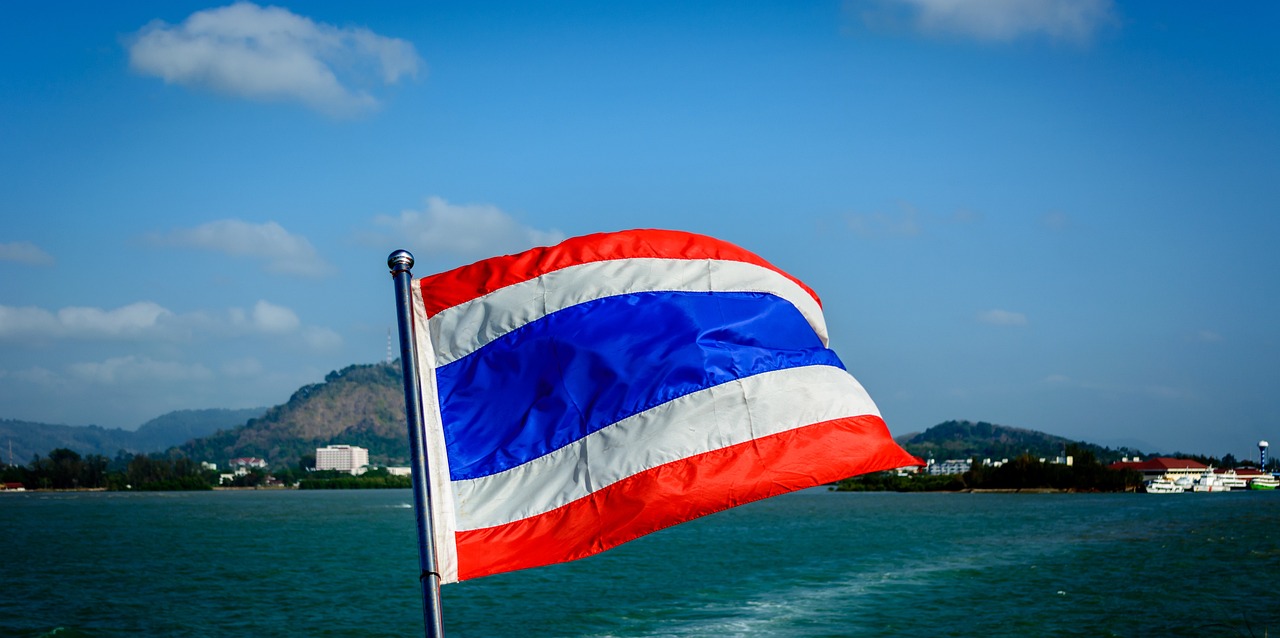 Flag of Thailand (photo credit: confused_me via pixabay)