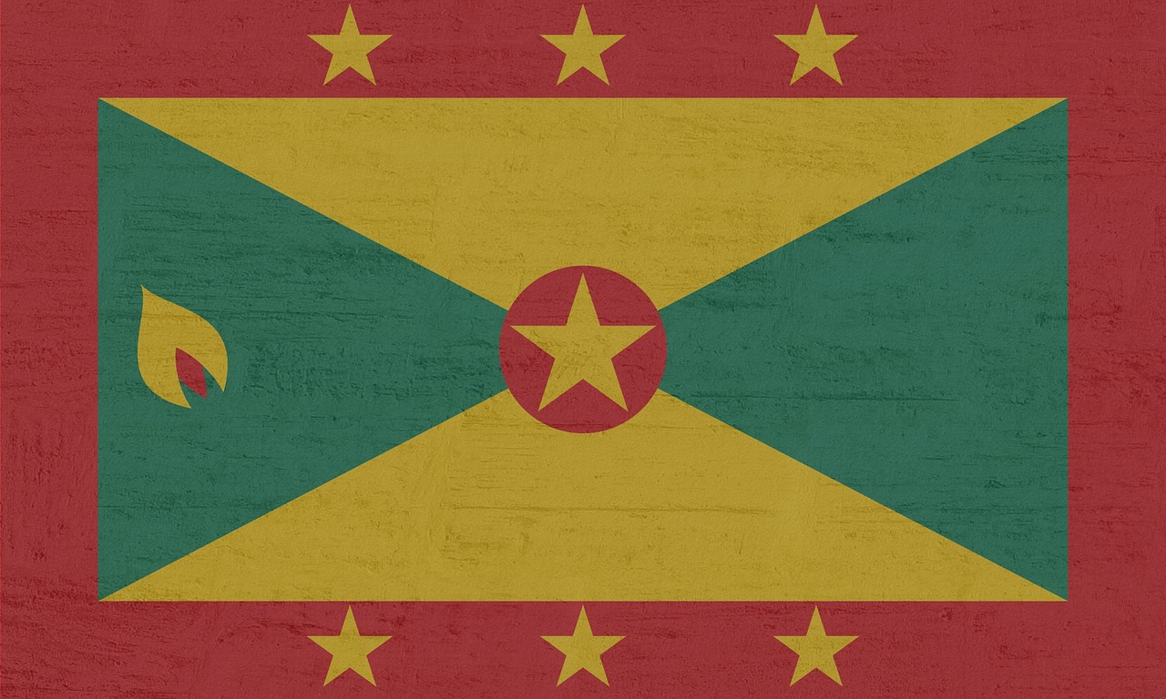 Flag of Grenada (photo credit: Kaufdex via pixabay)