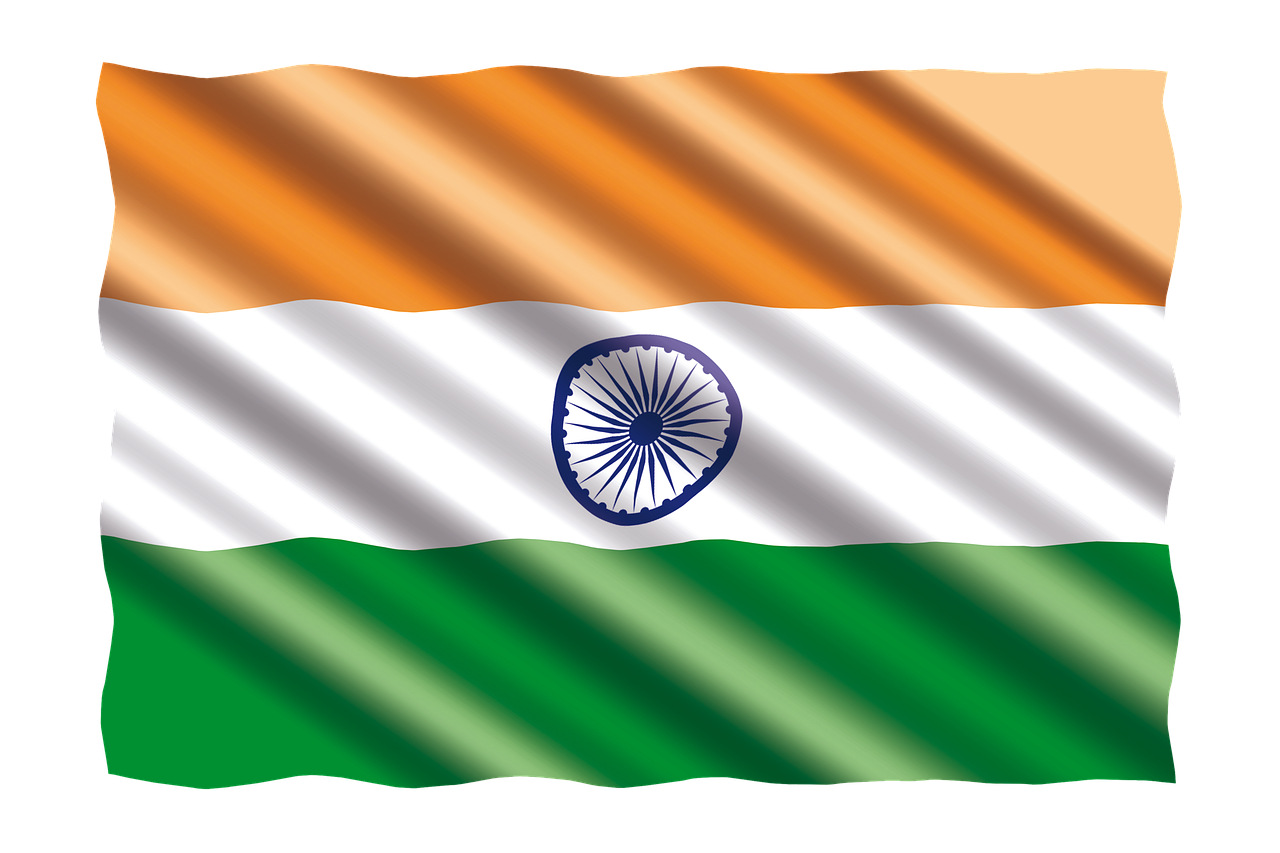 Flag of India (photo credit: jorono via pixabay)