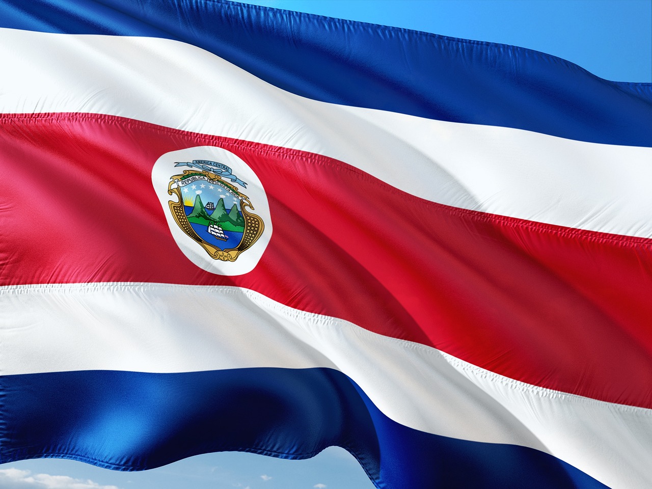 Flag of Costa Rica (photo credit: jorono via pixabay)