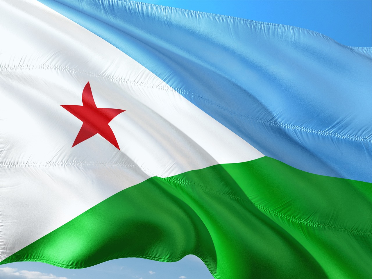 Flag of Djibouti (photo credit: jorono via pixabay)