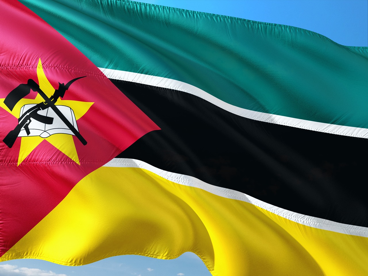 Flag of Mozambique (photo credit: jorono via pixabay)