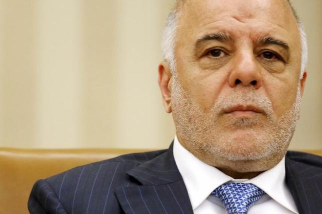 Iraq's Prime Minister Haider al-Abadi listens to remarks to reporters by U.S. President Barack Obama after their bilateral meeting in the Oval Office at the White House in Washington April 14, 2015. (photo credit: Reuters) Iraq's Prime Minister Haider al-Abadi listens to remarks to reporters by U.S. President Barack Obama after their bilateral meeting in the Oval Office at the White House in Washington April 14, 2015. (photo credit: Reuters)