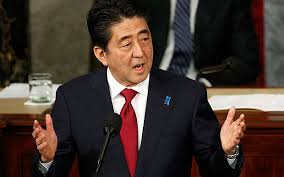 PM Shinzo Abe (photo credit: The Telegraph) PM Shinzo Abe (photo credit: The Telegraph)