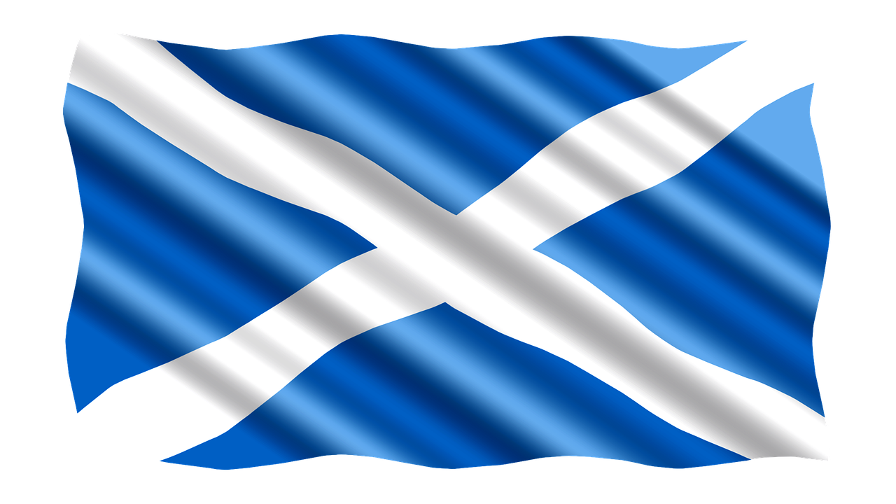 Flag of Scotland (photo credit: jorono via pixabay)