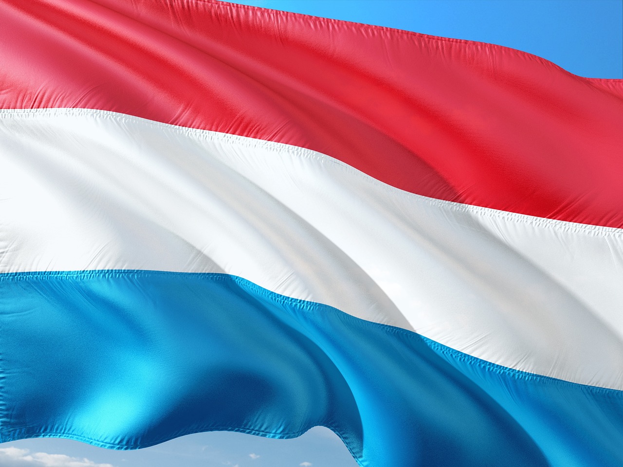 Flag of Luxembourg (photo credit: jorono via pixabay)