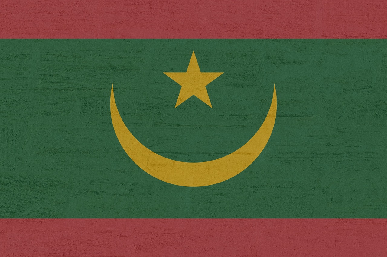 Flag of Mauritania (photo credit: Kaufdex via pixabay)