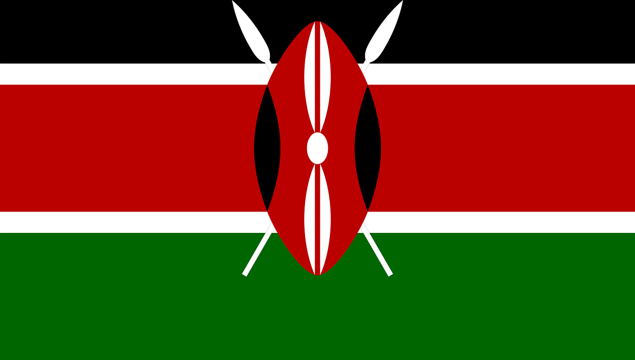Flag of Kenya (photo credit: OpenClipart-Vectors via pixabay)