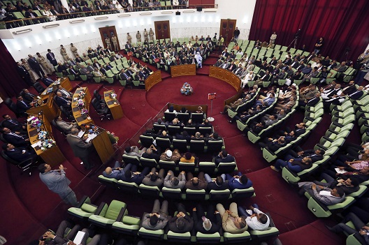 Members of the special body tasked to draft a new constitution for Libya and members of the General National Congress (GNC) gather during the body's first meeting in Bayda April 21, 2014. (Reuters) Members of the special body tasked to draft a new constitution for Libya and members of the General National Congress (GNC) gather during the body's first meeting in Bayda April 21, 2014. (Reuters)