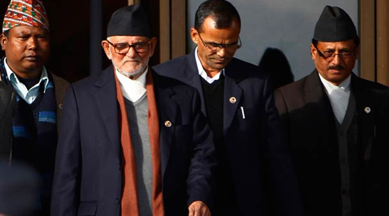 Sushil Koirala, head of Nepali Congress (photo credit: Indian Express) Sushil Koirala, head of Nepali Congress (photo credit: Indian Express)