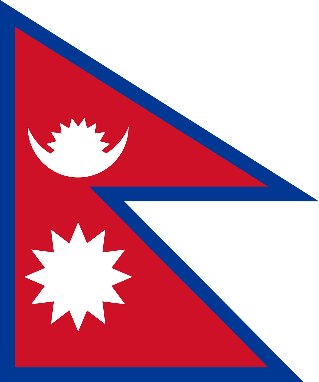 Flag of Nepal (photo credit: OpenClipart-Vectors via pixabay)