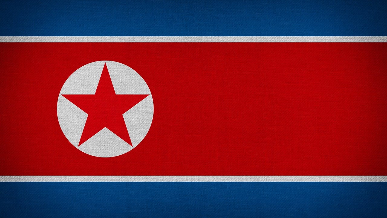 Flag of Democratic People's Republic of Korea (photo credit: padrinan via pixabay)