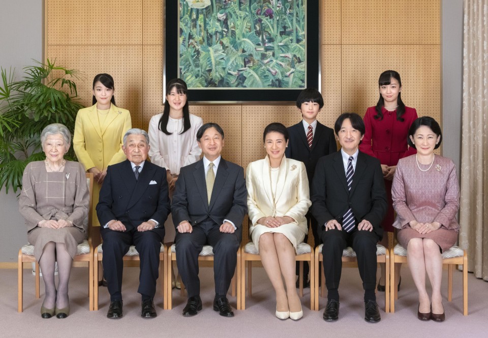 Japan's imperial family (photo credit: Imperial Household Agency) Japan's imperial family (photo credit: Imperial Household Agency)