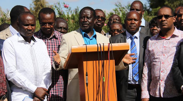 ODM leader Raila Odinga [photo credit: Capital FM]