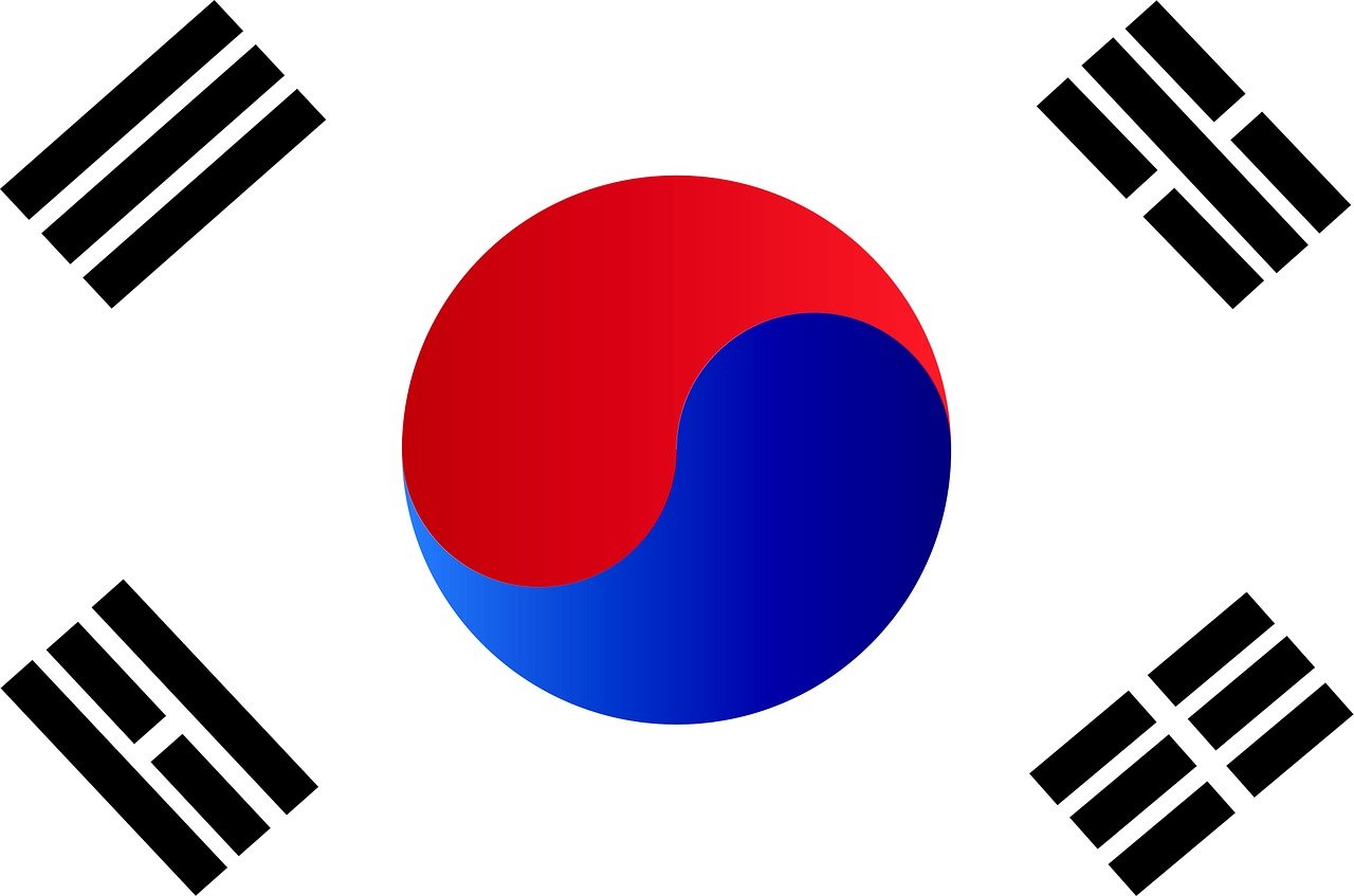 Flag of South Korea (photo credit: Lisy_ via pixabay)