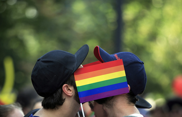 Participants in Bucharest gay pride parade (photo credit: Vadim Ghirda/AP) Participants in Bucharest gay pride parade (photo credit: Vadim Ghirda/AP)